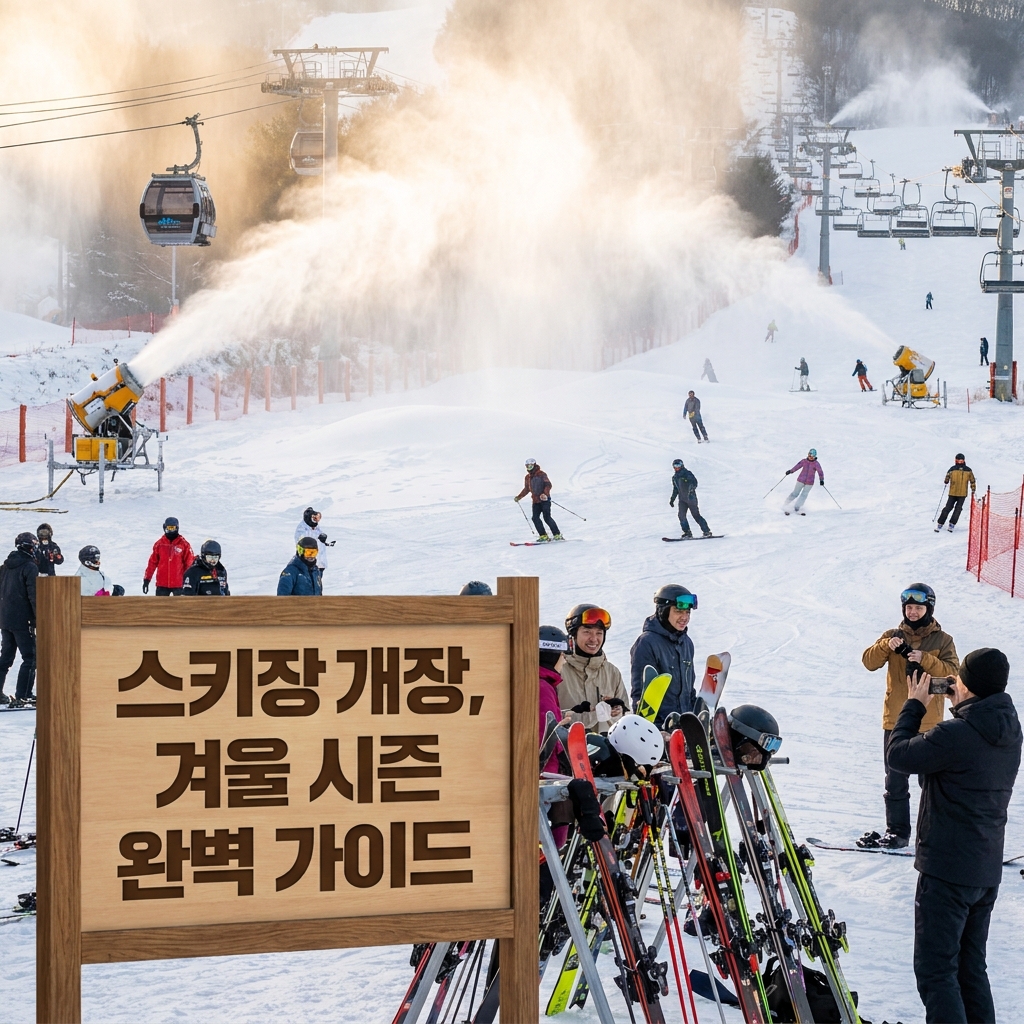 스키장 개장, 겨울 시즌 완벽 가이드