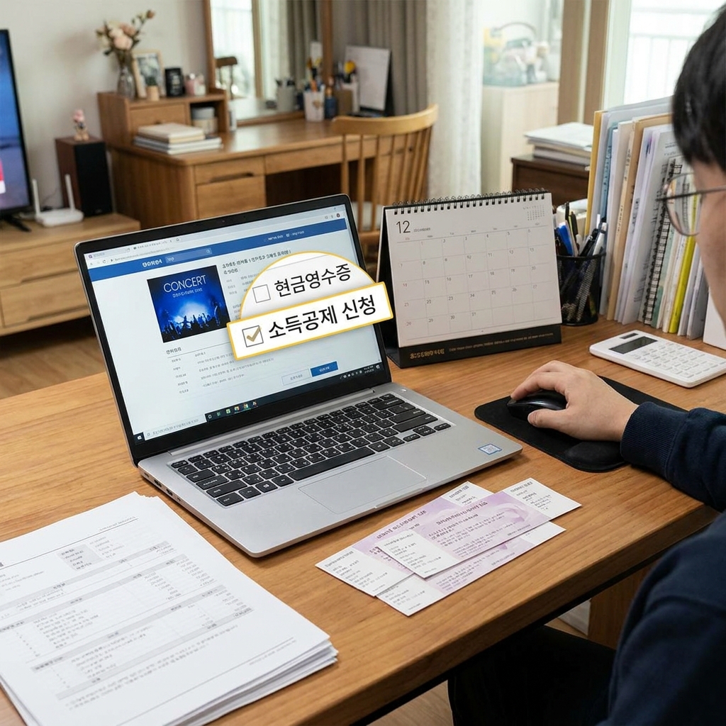 공연 무통장 입금 시 소득공제 안 했다면 놓치지 마세요