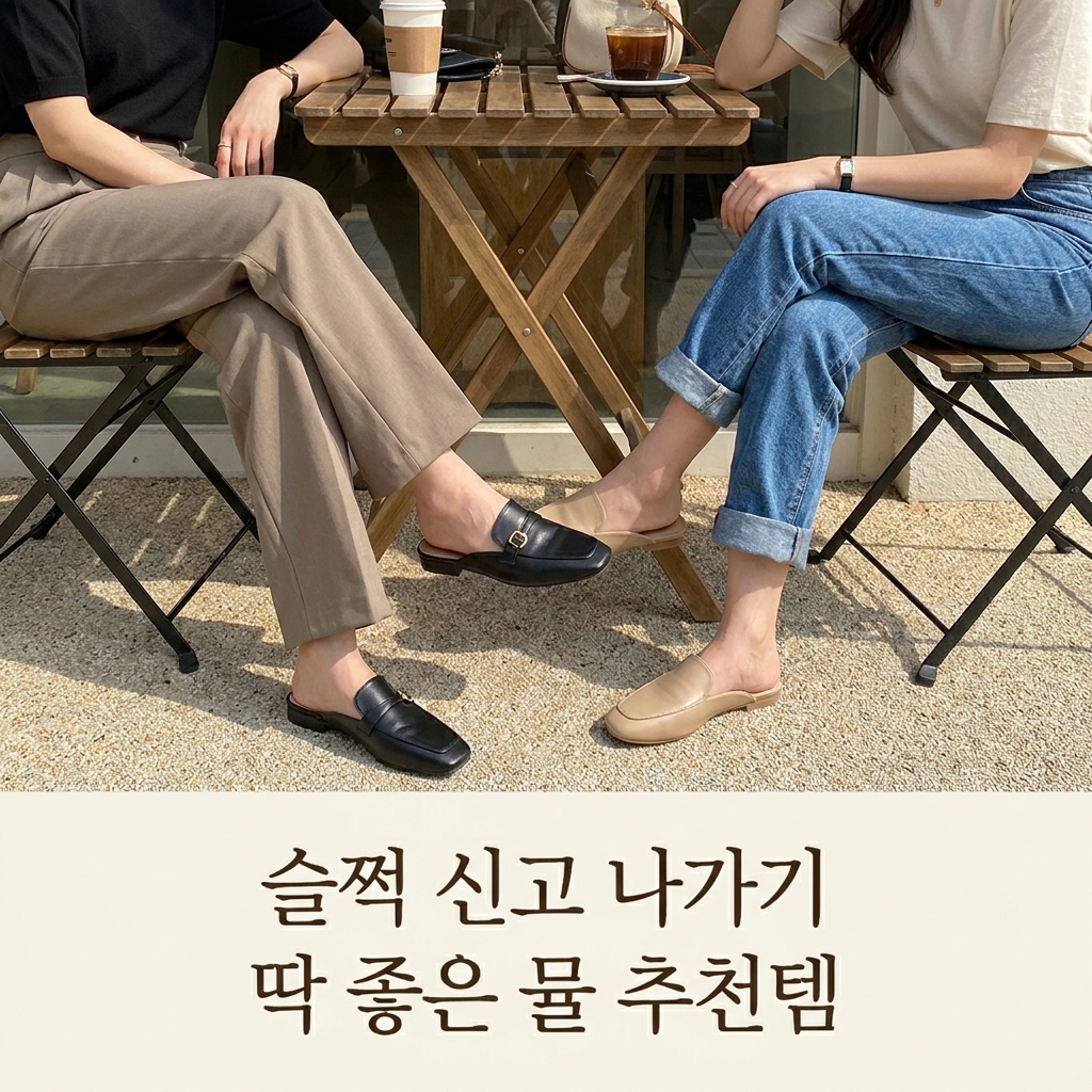 슬쩍 신고 나가기 딱 좋은 뮬 추천템