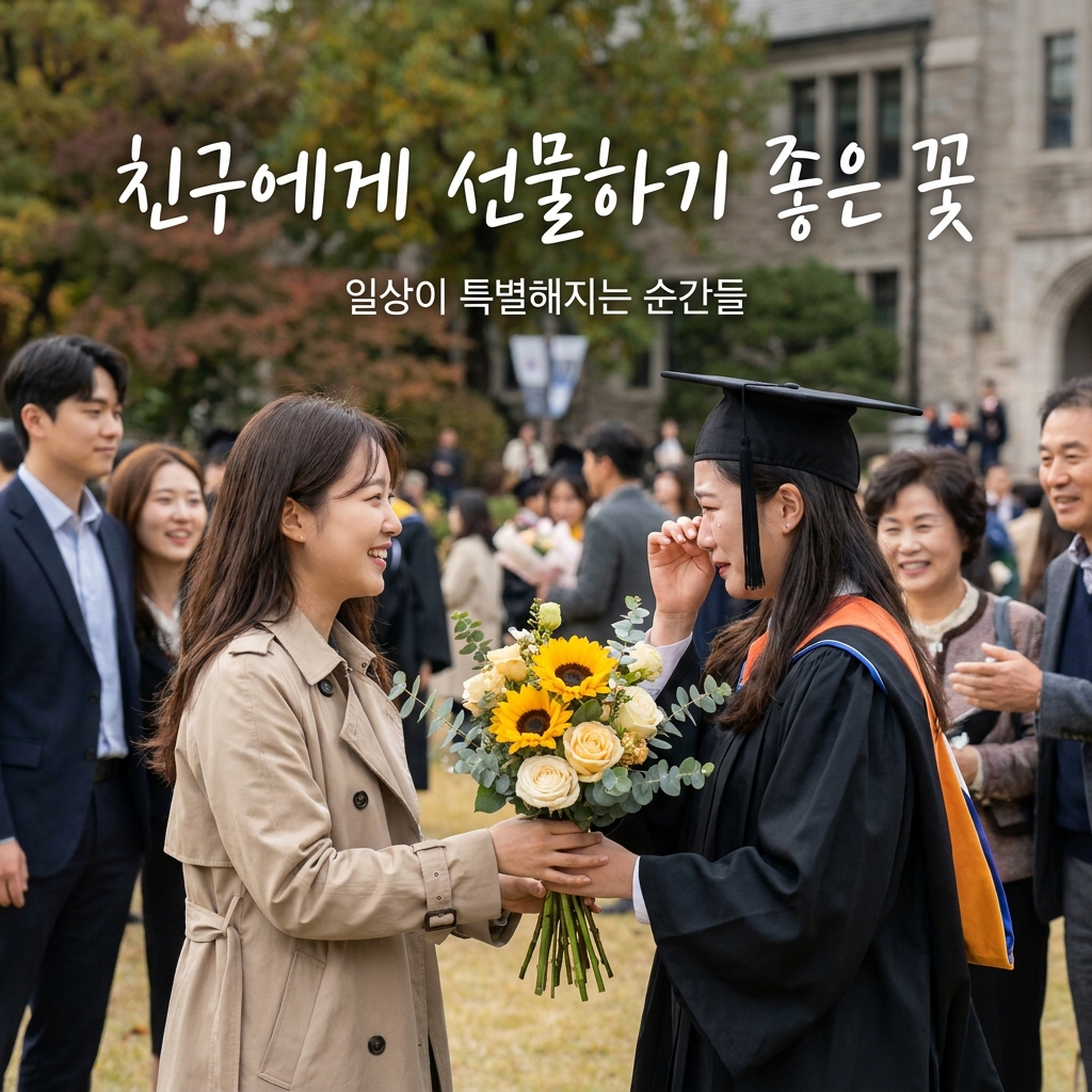 친구에게 선물하기 좋은 꽃, 일상이 특별해지는 순간들