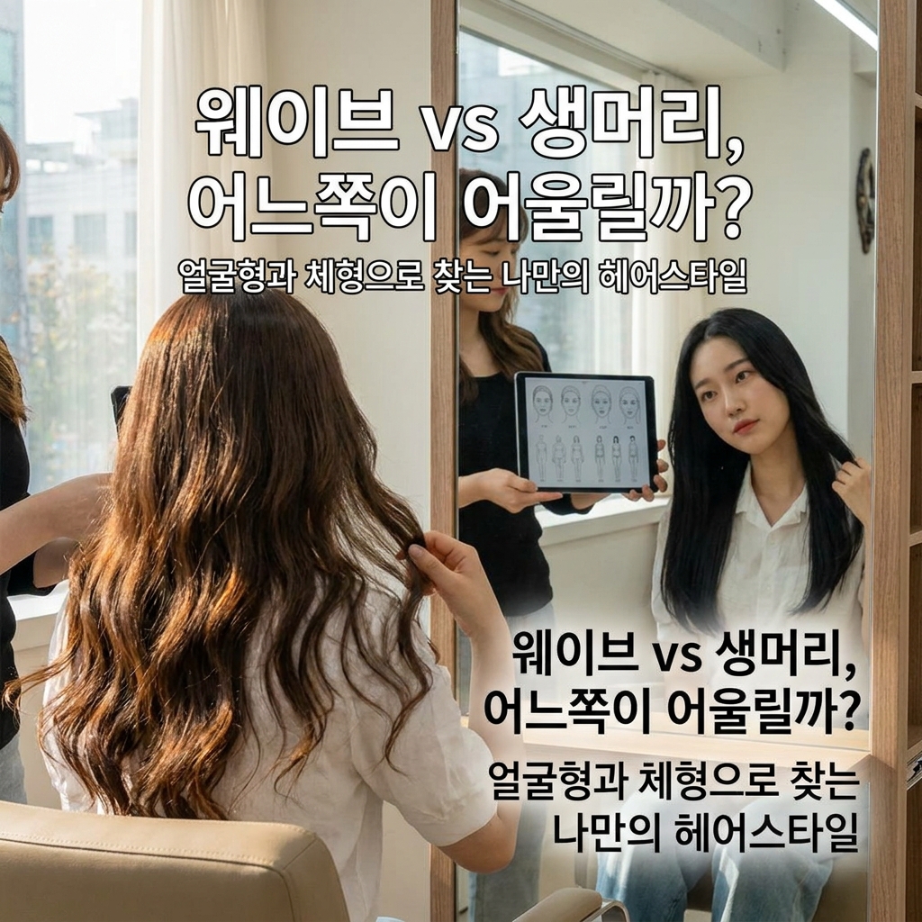 나는 웨이브와 생머리, 어느쪽이 어울릴까? 얼굴형과 체형으로 찾는 나만의 헤어스타일