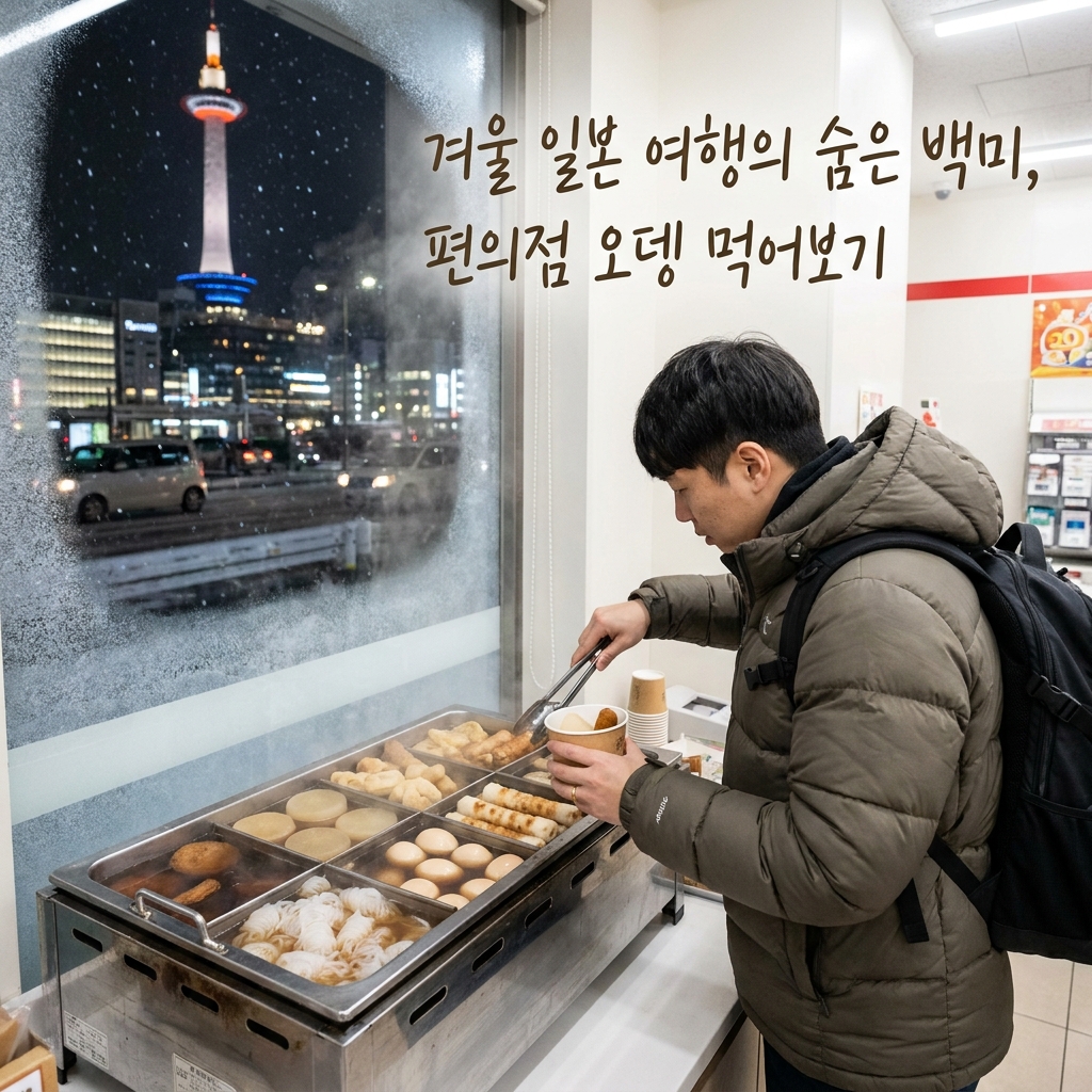 겨울 일본 여행의 숨은 백미, 편의점 오뎅 먹어보기