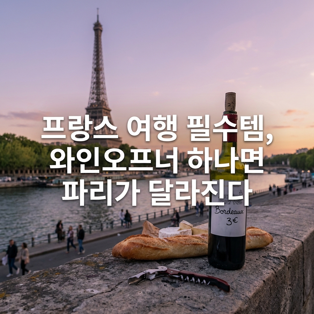 프랑스 여행 필수템, 와인오프너 하나면 파리가 달라진다