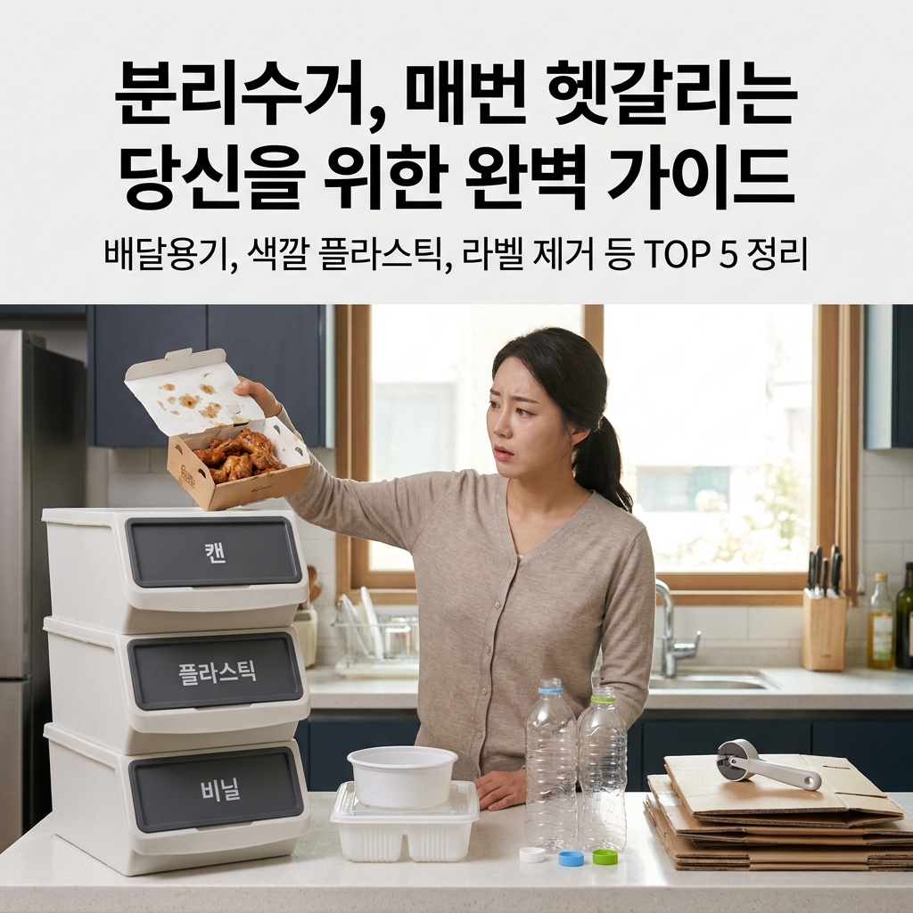 분리수거, 매번 헷갈리는 당신을 위한 완벽 가이드