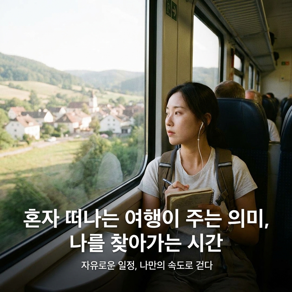 혼자 떠나는 여행이 주는 의미, 나를 찾아가는 시간