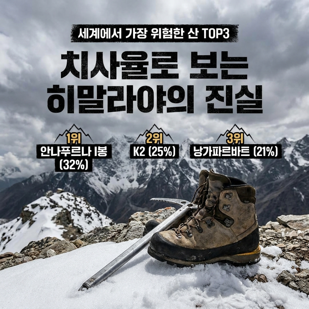 세계에서 가장 위험한 산 TOP3, 치사율로 보는 히말라야의 진실