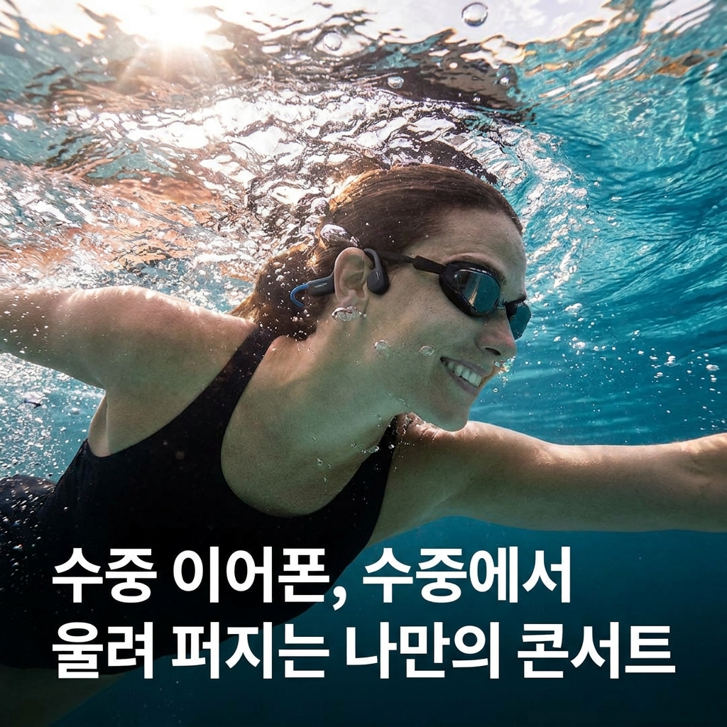 수중 이어폰, 수중에서 울려 퍼지는 나만의 콘서트