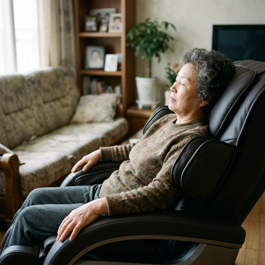 건강하려 산 안마의자, 골다공증 시니어에겐 골절 위험 될 수 있다