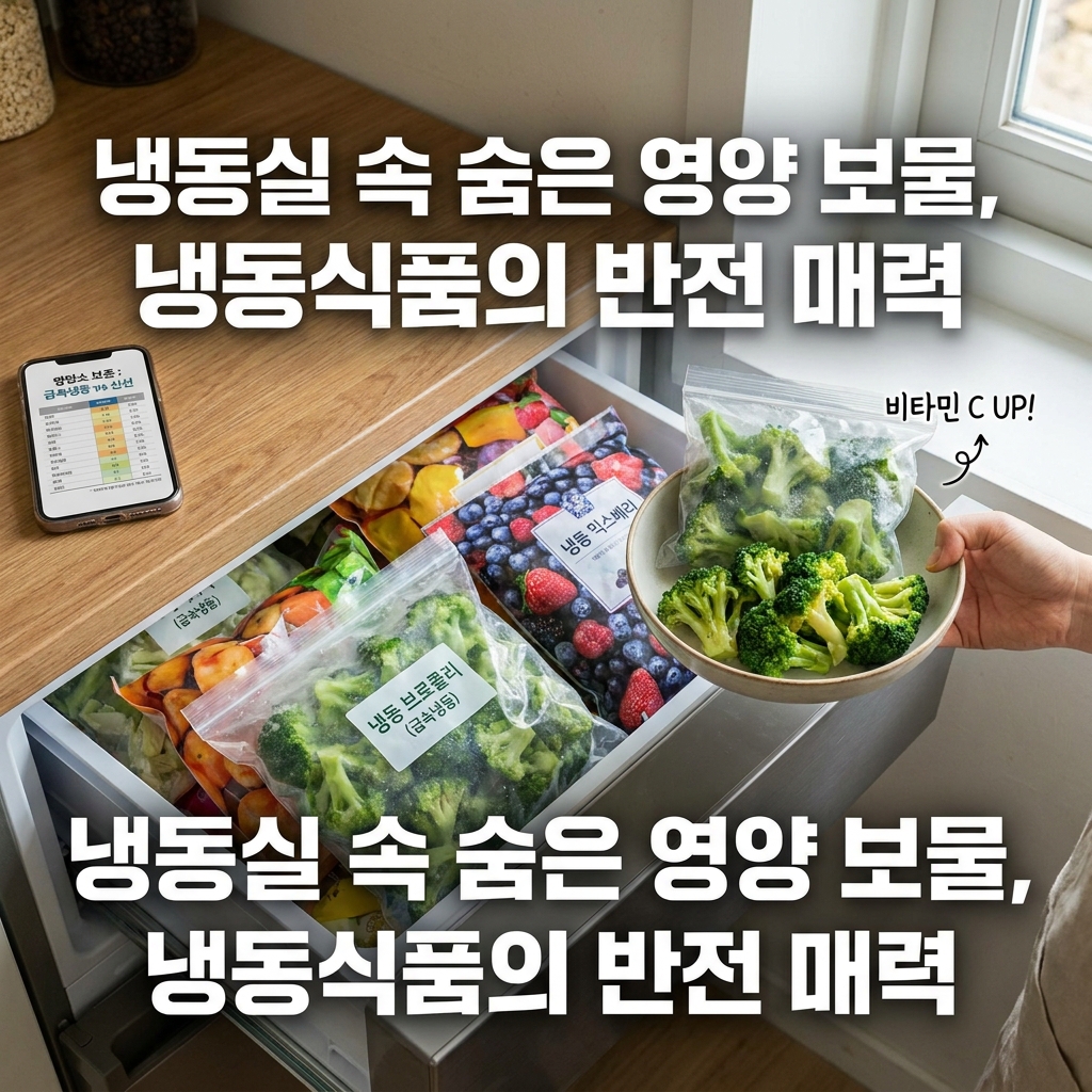냉동실 속 숨은 영양 보물, 냉동식품의 반전 매력