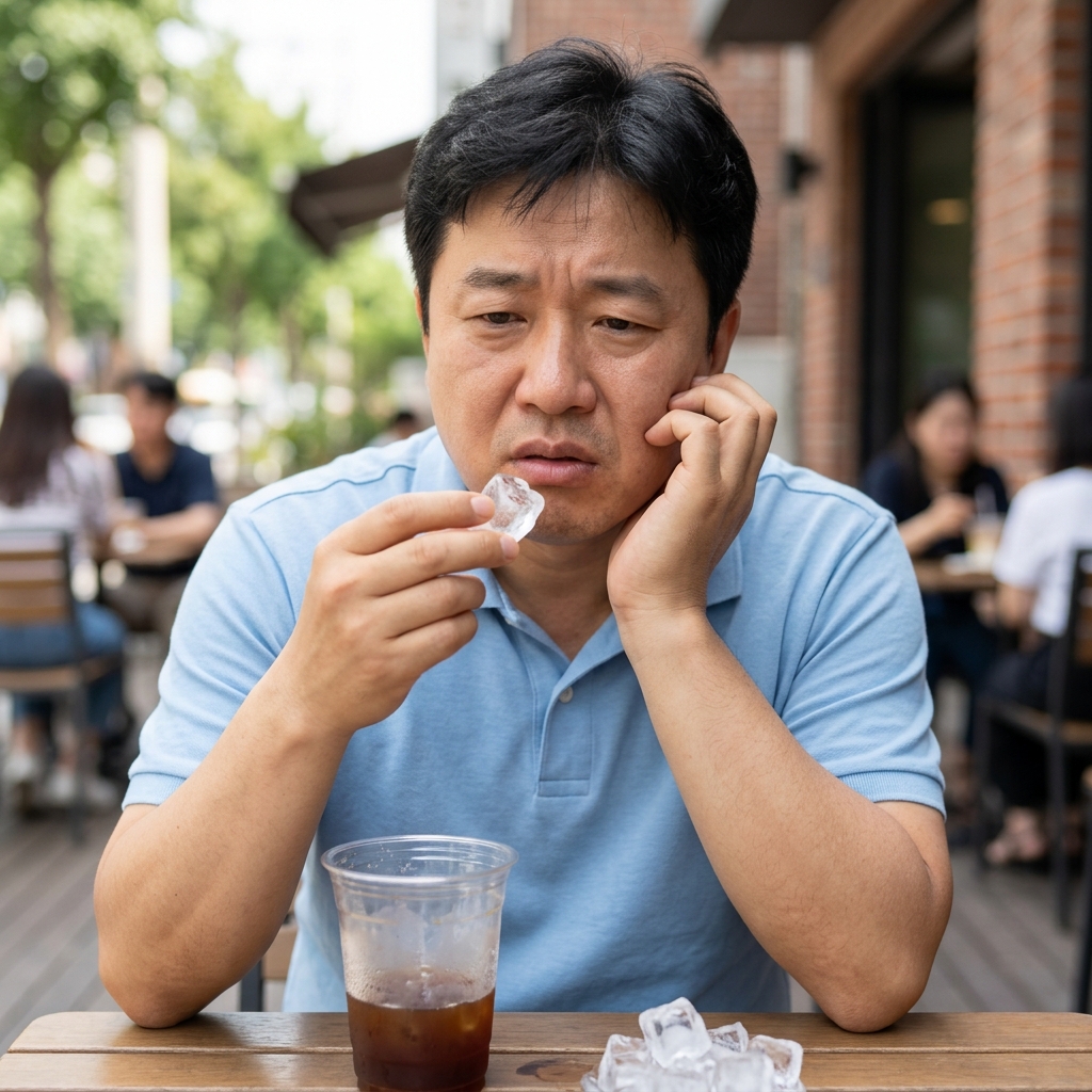 더워서 얼음 씹다가 치아에 금 가는 이유