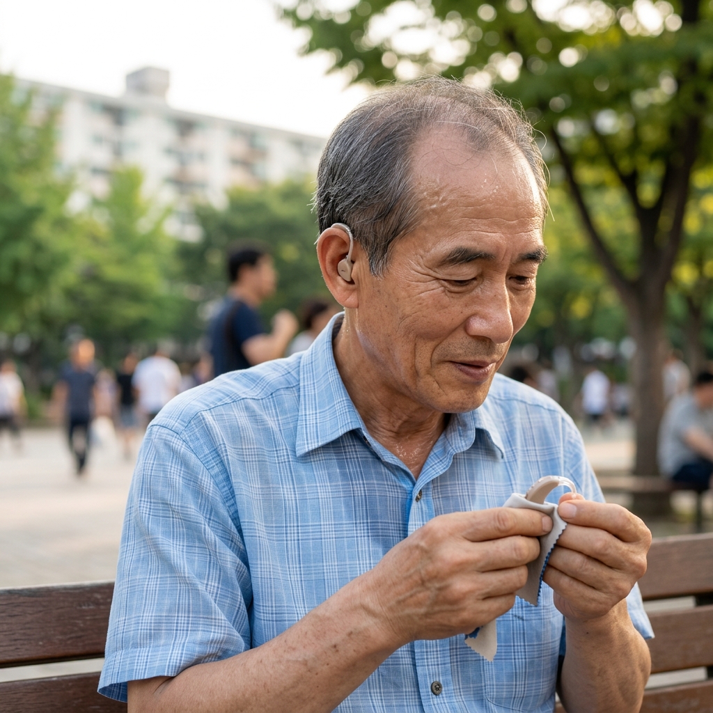 땀 많이 나는 여름철, 보청기가 갑자기 멈췄다면 습기 점검부터