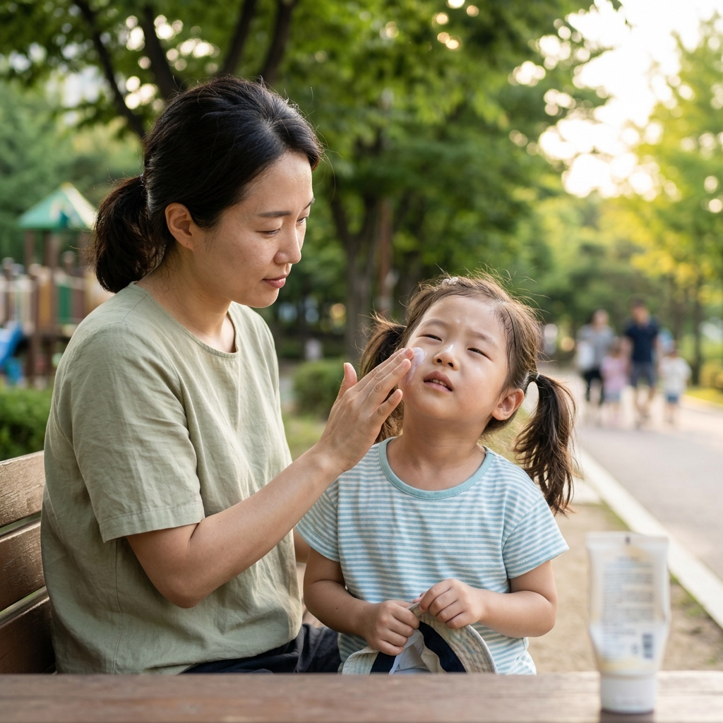 어린이 선크림도 2시간마다 덧발라야 하는 이유