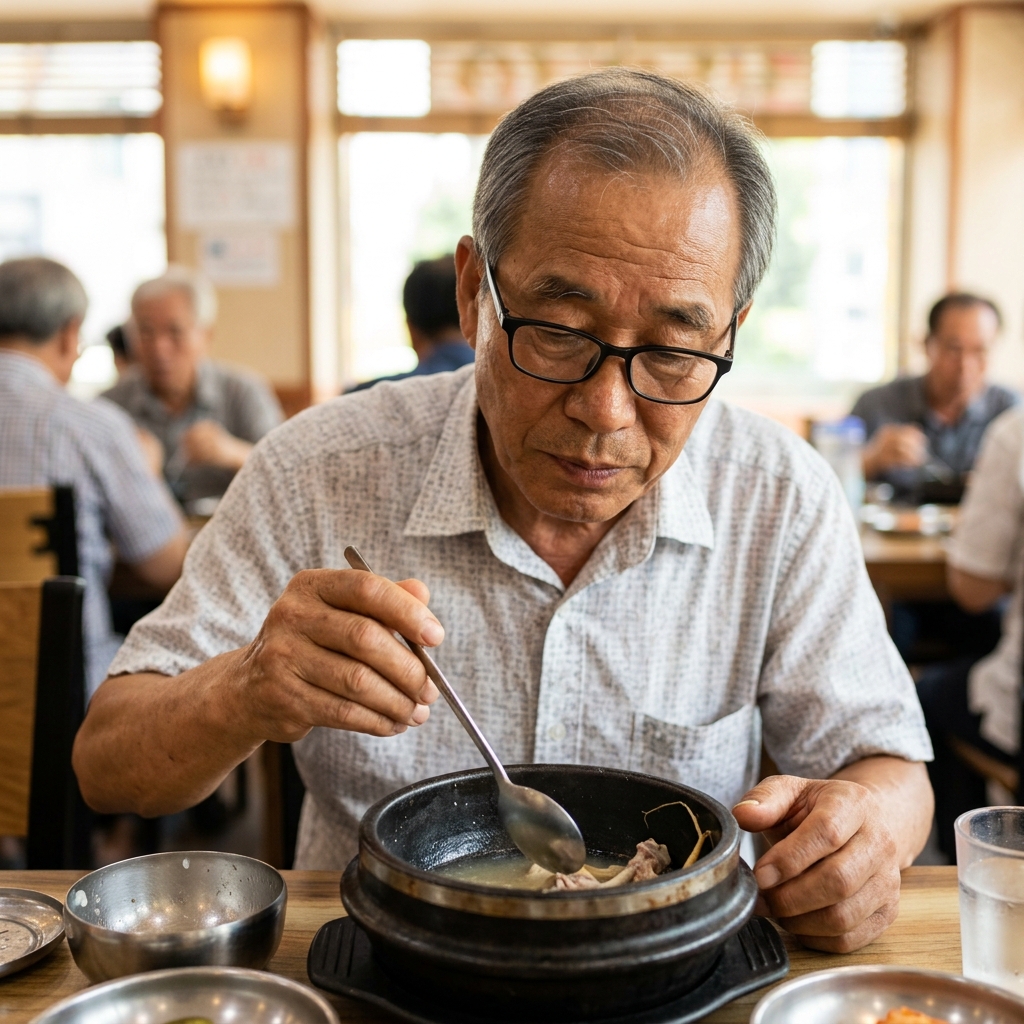 복날 삼계탕 국물, 고혈압 비만 있다면 국물은 절반만