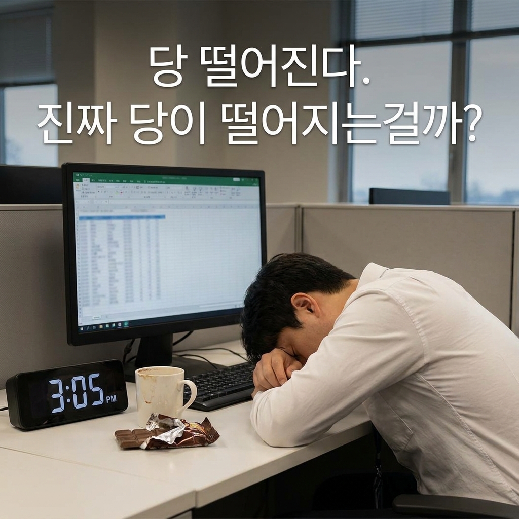 "당 떨어진다"는 말, 진짜일까?