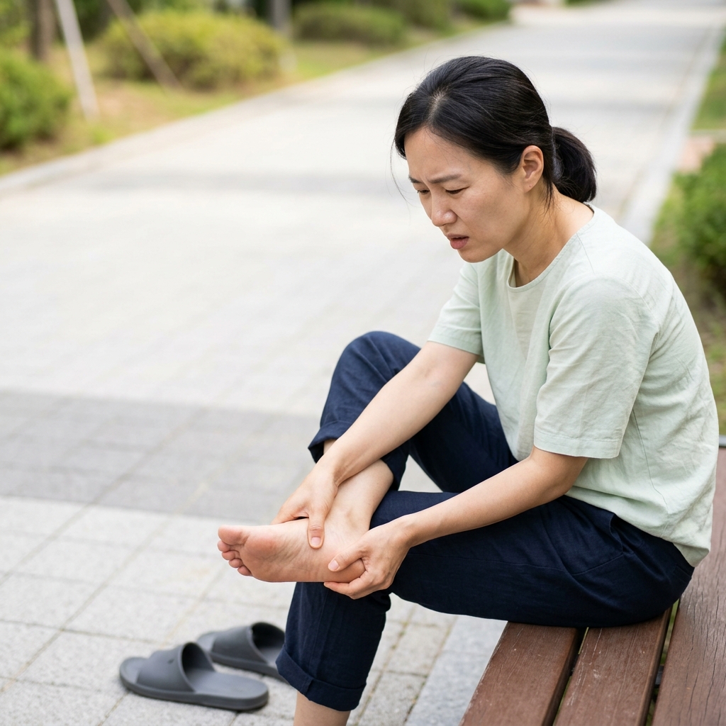 슬리퍼만 신고 다녔더니 발바닥이 아프다면? 종류별 충격 흡수와 고정력 비교