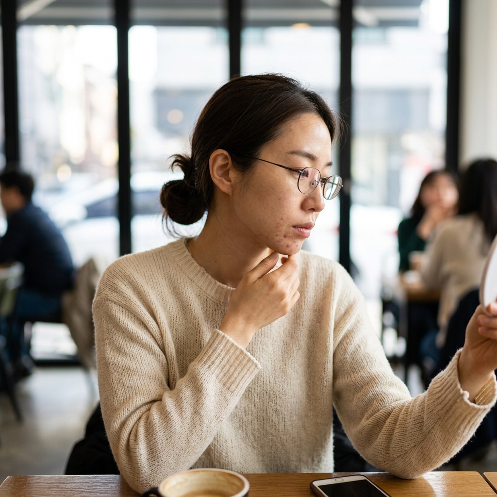 생리 일주일 전만 되면 턱에 뾰루지가…이렇게 단단하고 아픈 이유