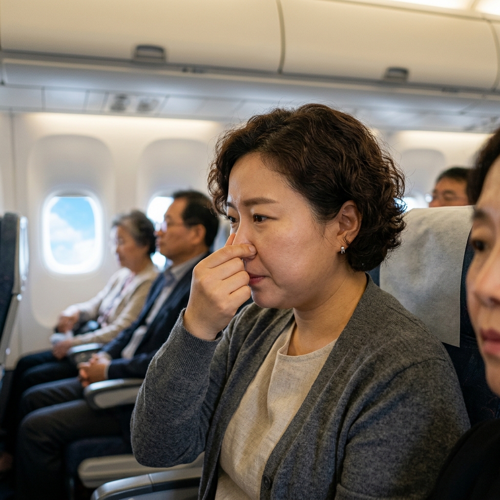 비행기 이륙 직전 아이가 보챈다면…연령별 귀 먹먹함 대처 방법