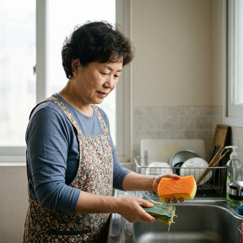 수세미 교체 주기, 2주면 충분할까… 소재별 관리 기준 확인