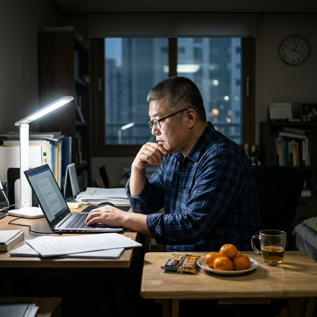 밤늦게 먹고 싶은 이유, 조명이 식욕 호르몬을 흔든다