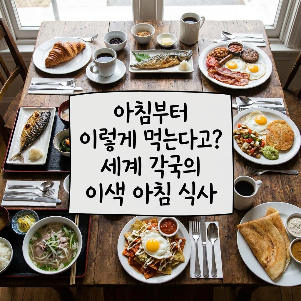 아침부터 이렇게 먹는다고? 세계 각국의 이색 아침 식사