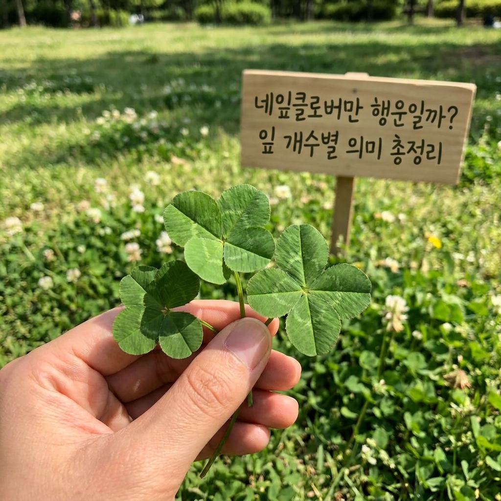 네잎클로버만 행운일까? 잎 개수별 의미 총정리