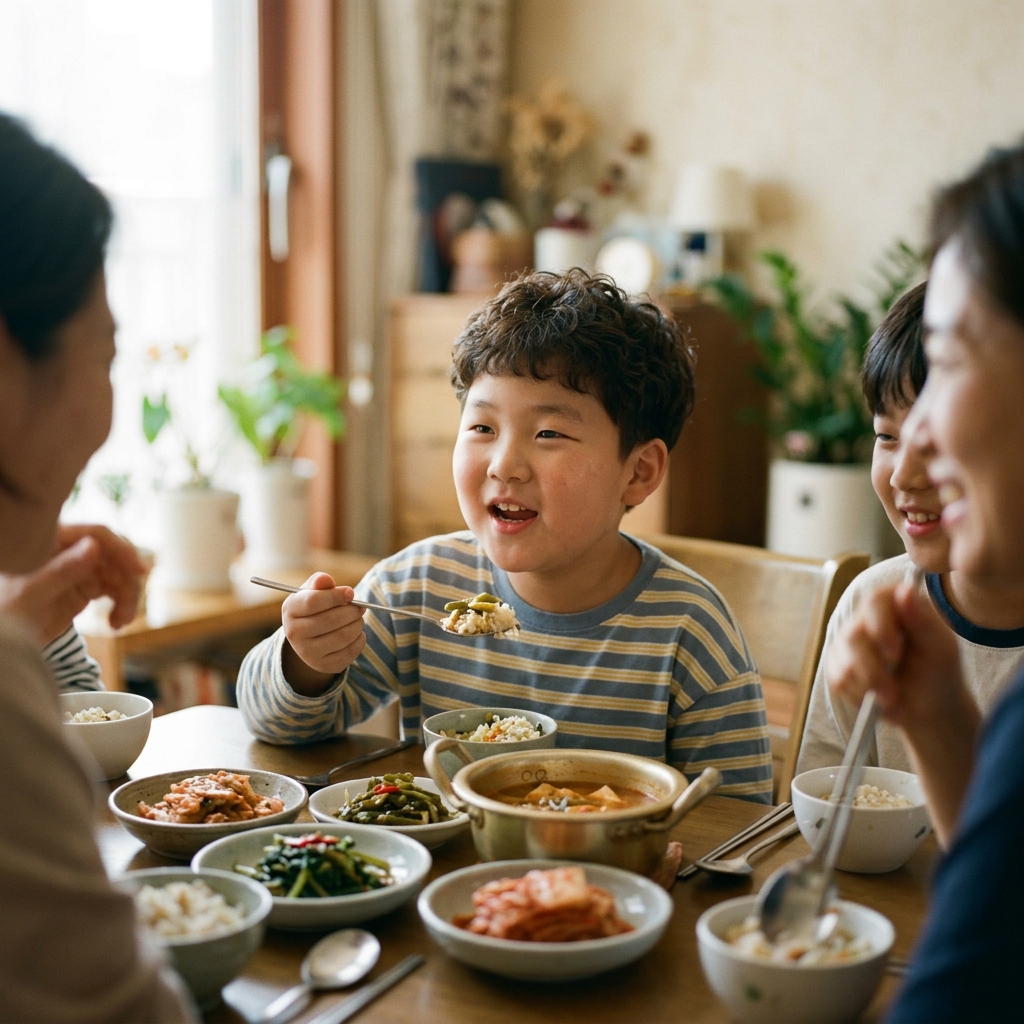 밥 먹을 때마다 혼나는 아이, 위장도 긴장한다…올바른 식사 훈육법