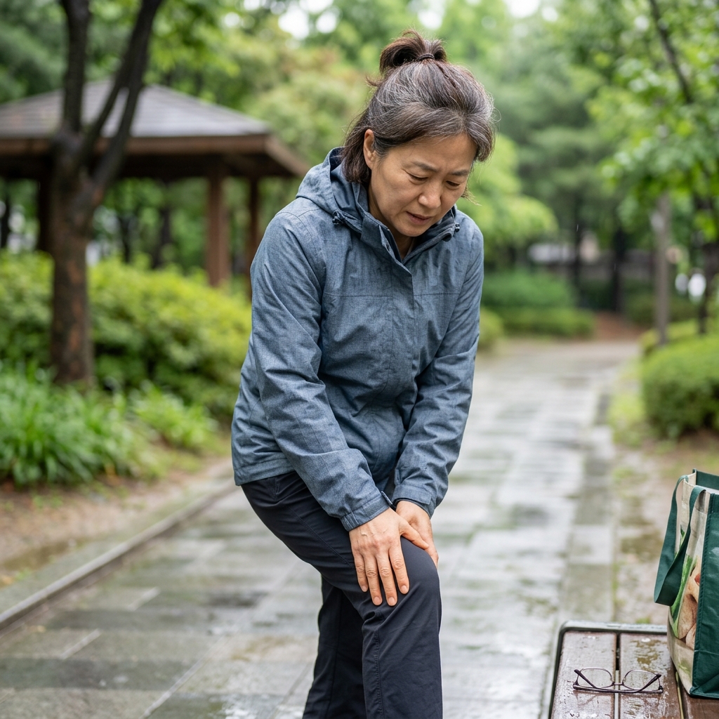 “비 온다”는 예보보다 먼저 아픈 무릎…장마철 관절통의 숨은 원인