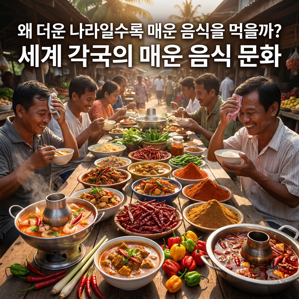 왜 더운 나라일수록 매운 음식을 먹을까? 세계 각국의 매운 음식 문화