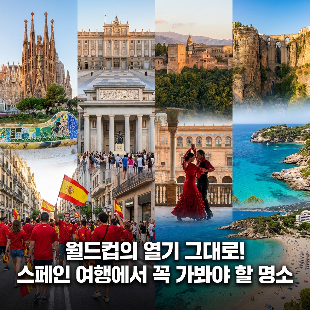 월드컵의 열기 그대로! 스페인 여행에서 꼭 가봐야 할 명소