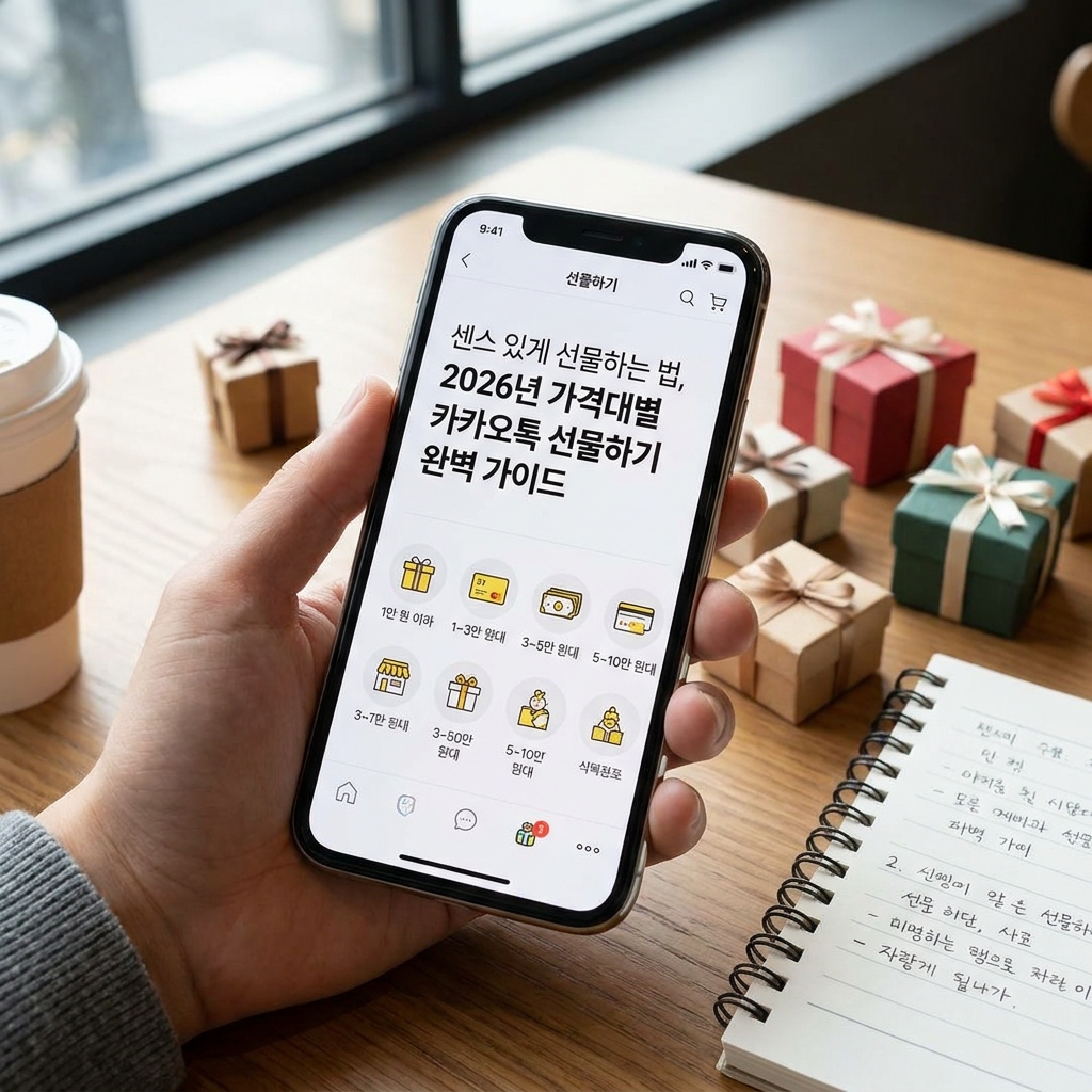 "센스 있게 선물하는 법, 2026년 가격대별 카카오톡 선물하기 완벽 가이드"