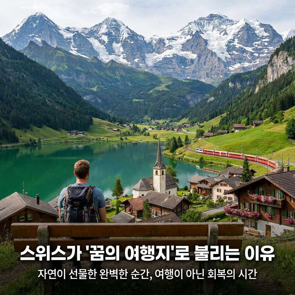 스위스가 '꿈의 여행지'로 불리는 이유, 자연이 선물한 완벽한 순간