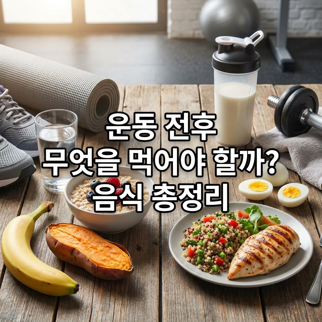 운동 전후 무엇을 먹어야 할까? 음식 총정리