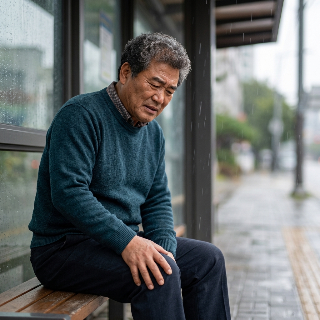 비 오는 날마다 무릎이 묵직하다면…기압 변화와 관절 부담의 연결고리