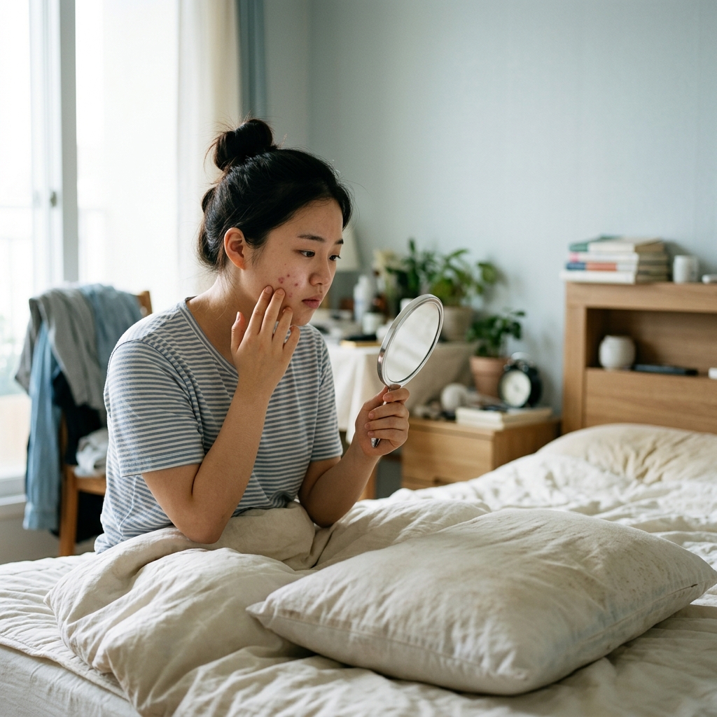 "스킨케어를 바꿔도 소용없었어요"…베갯잇을 바꾸자 달라진 피부