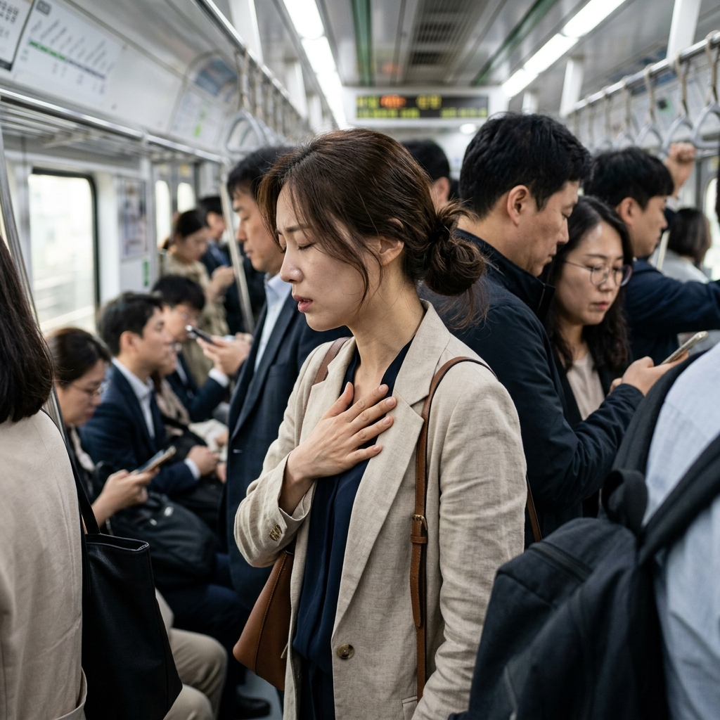 출근길 갑자기 숨이 막히고 어지럽다면…과호흡 증후군 대처법