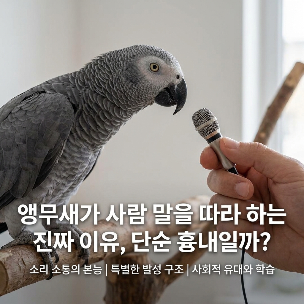 앵무새가 사람 말을 따라 하는 진짜 이유, 단순 흉내일까?