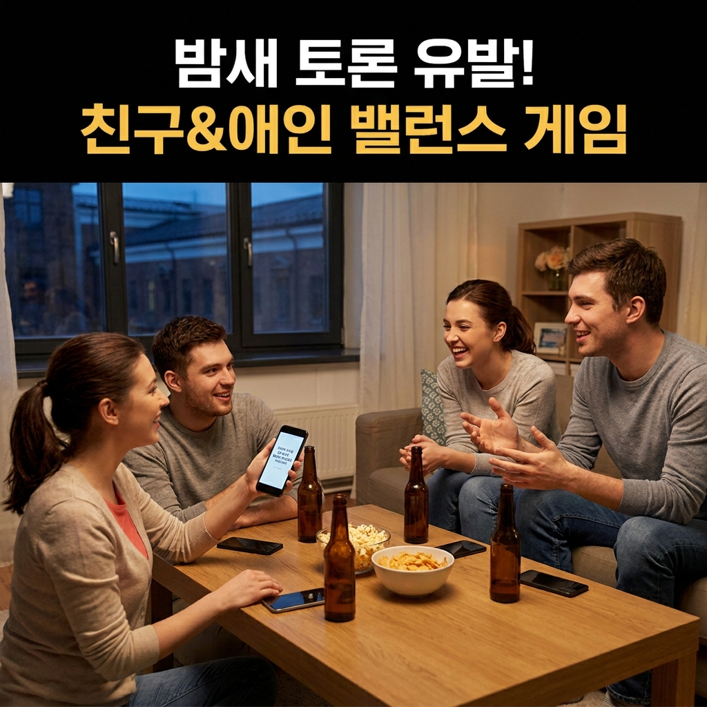 저녁부터 시작한 수다가 새벽까지, 친구와 애인에게 던지면 밤새 토론 나올 밸런스 게임