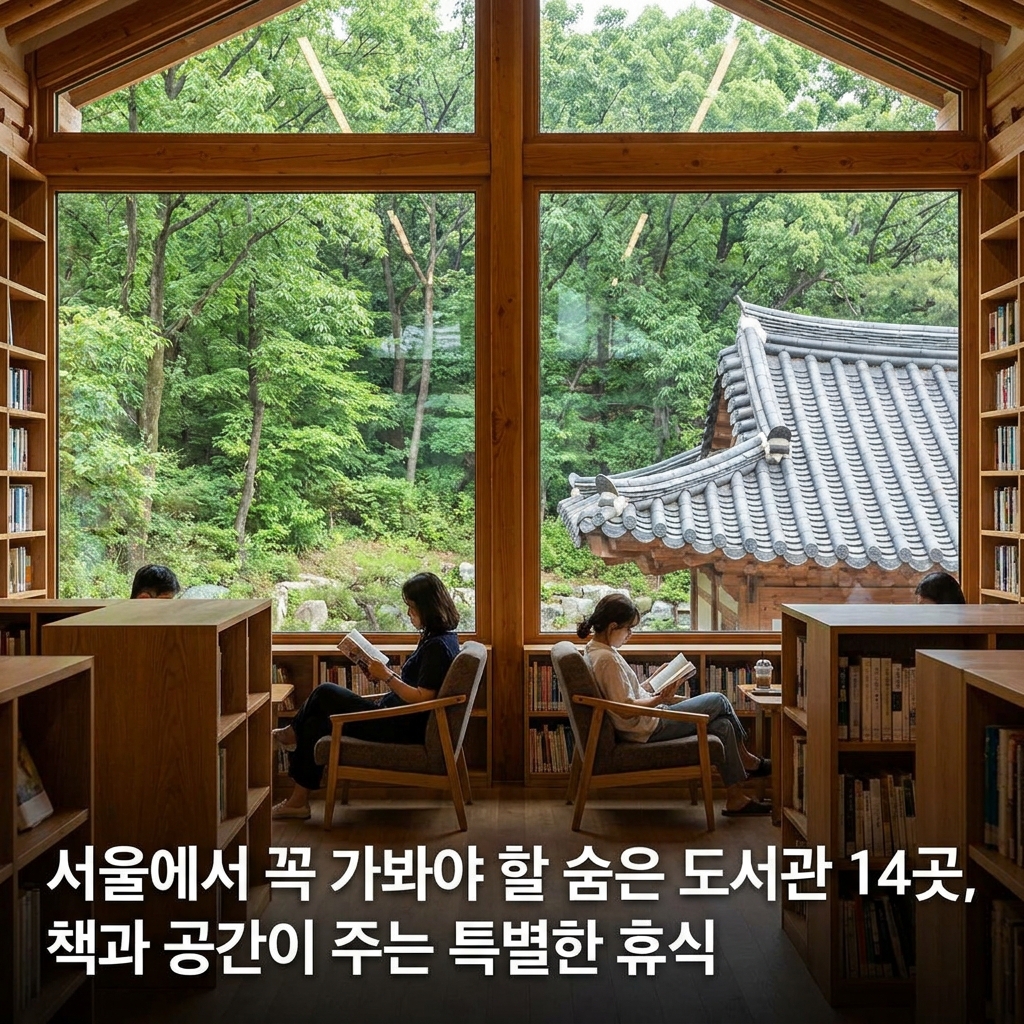 서울에서 꼭 가봐야 할 숨은 도서관 14곳, 책과 공간이 주는 특별한 휴식