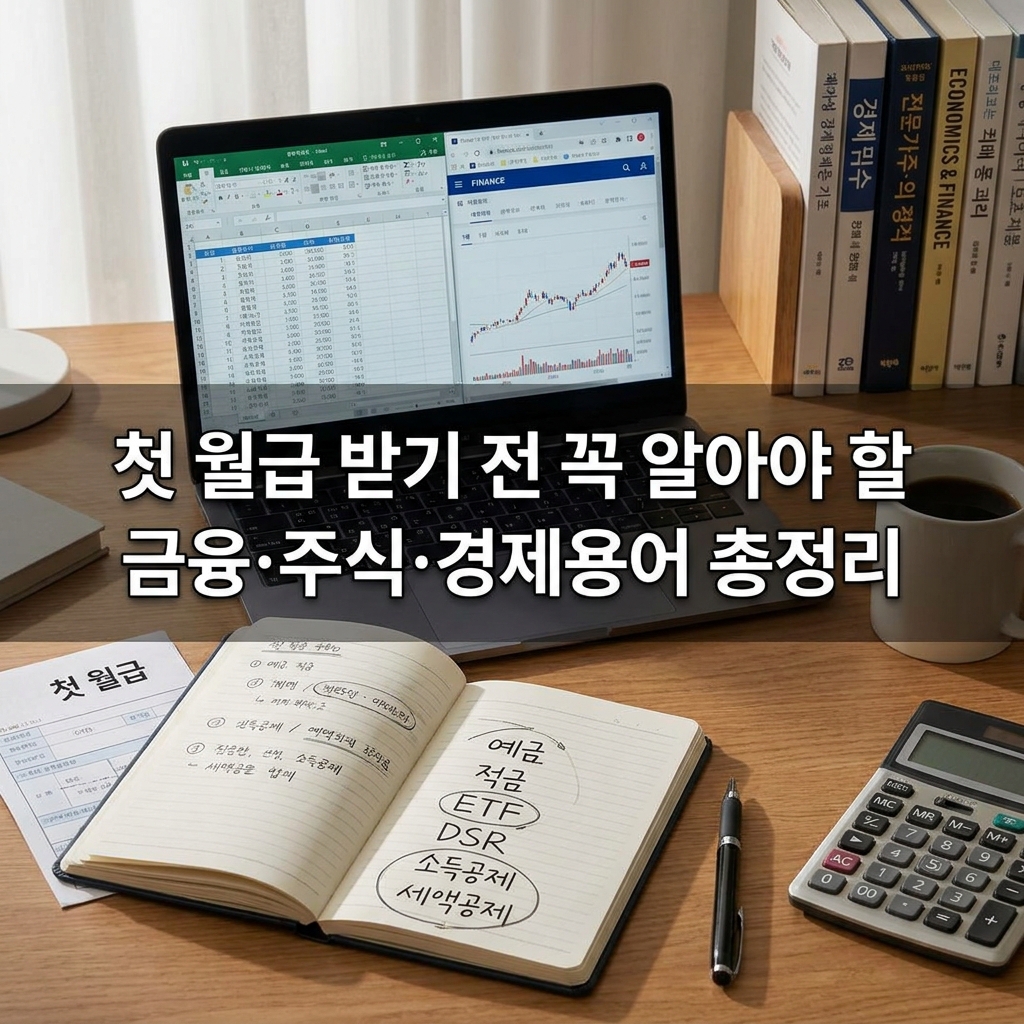 첫 월급 받기 전 꼭 알아야 할 금융·주식·경제용어 총정리