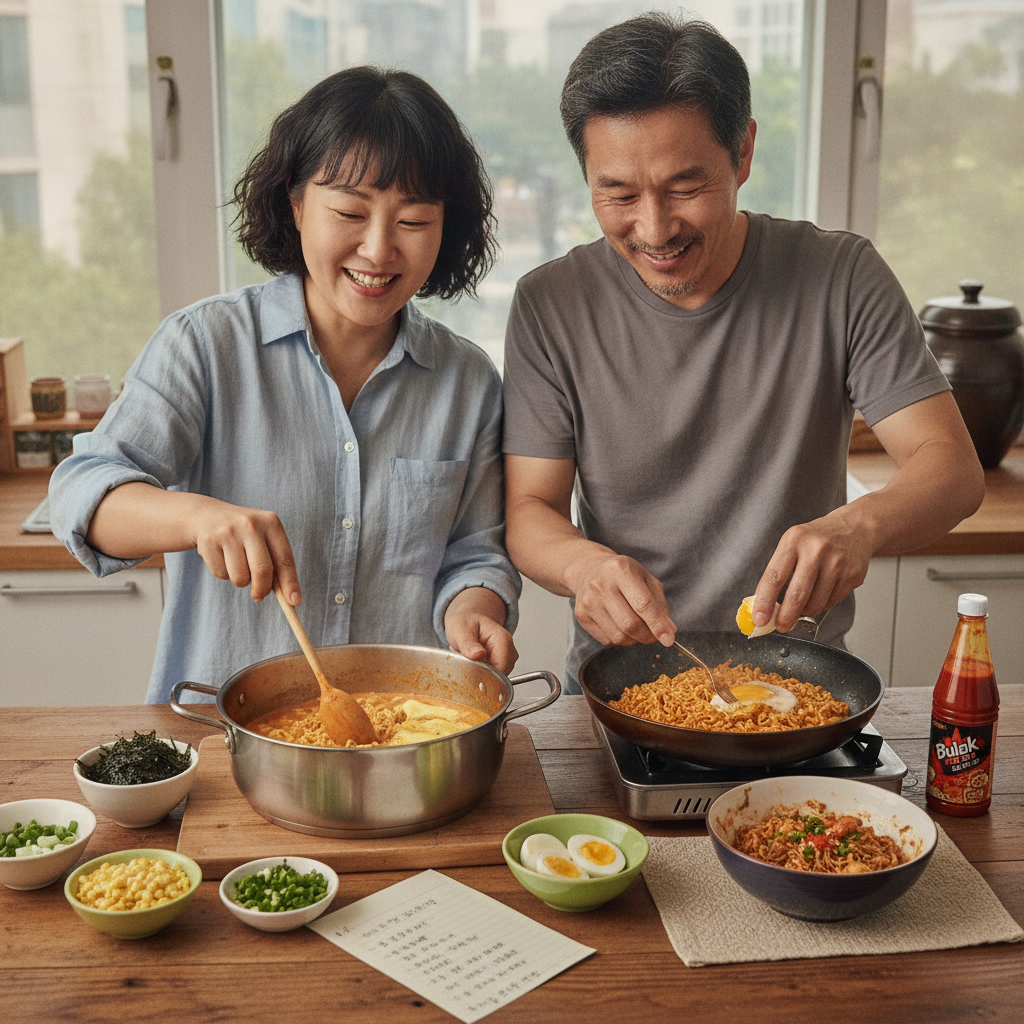 SNS를 뜨겁게 달궜던 불닭볶음면 조리법 모음