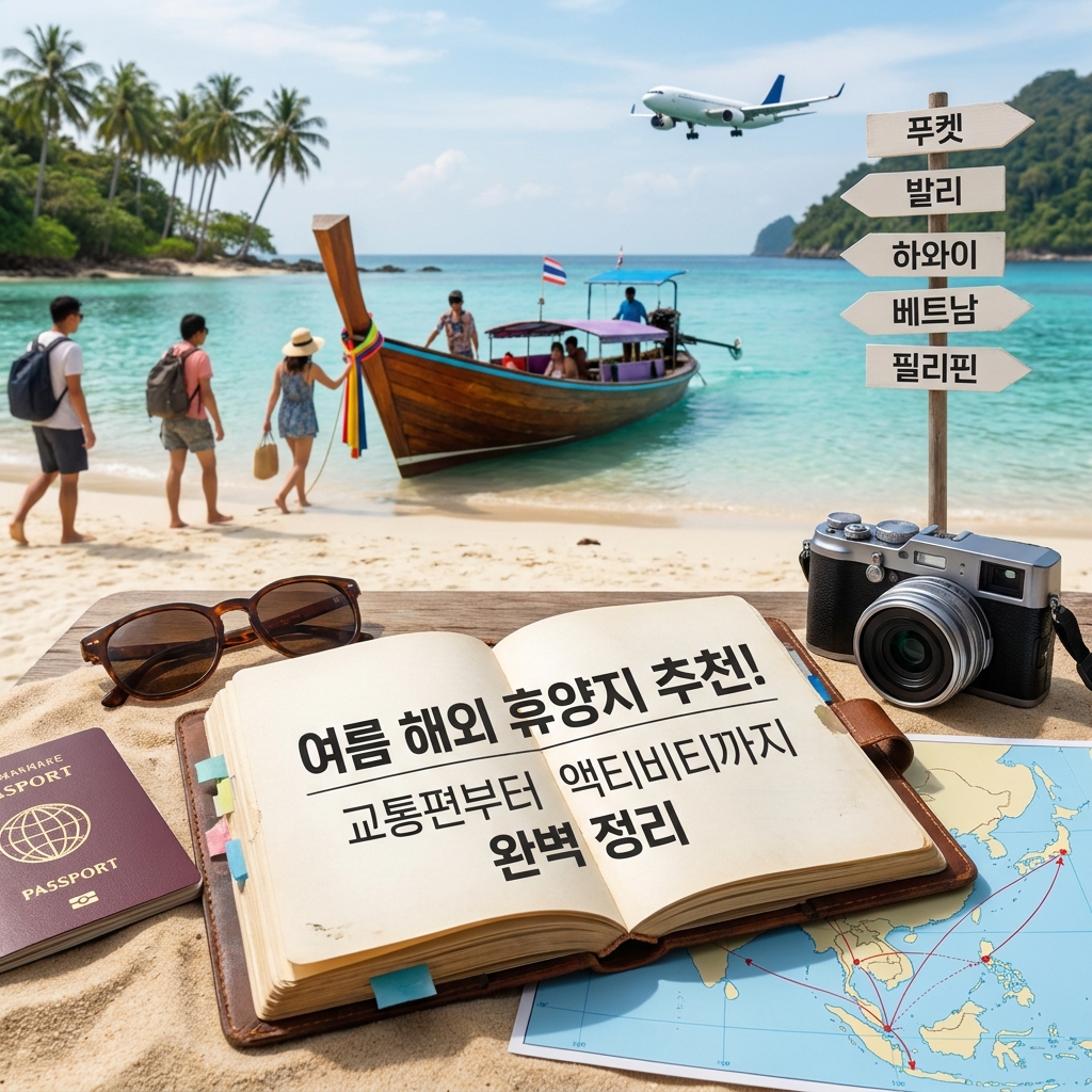 여름 해외 휴양지 추천! 교통편부터 액티비티까지 완벽 정리