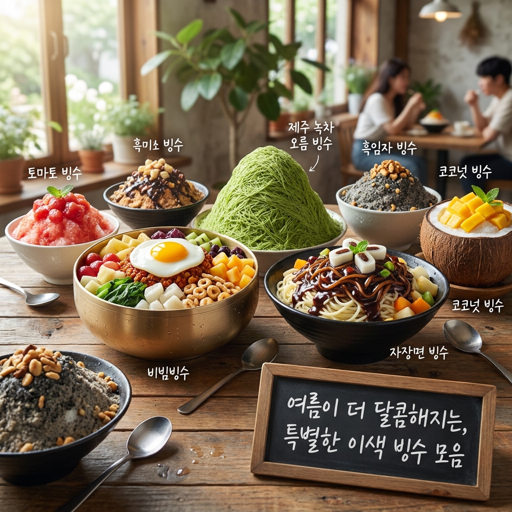 여름이 더 달콤해지는, 특별한 이색 빙수 모음