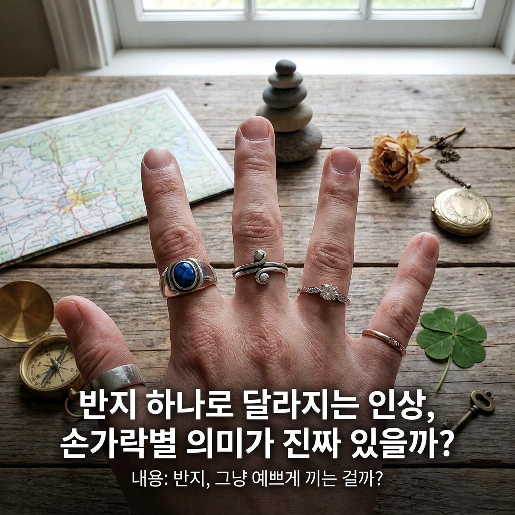 반지 하나로 달라지는 인상, 손가락별 의미가 진짜 있을까?