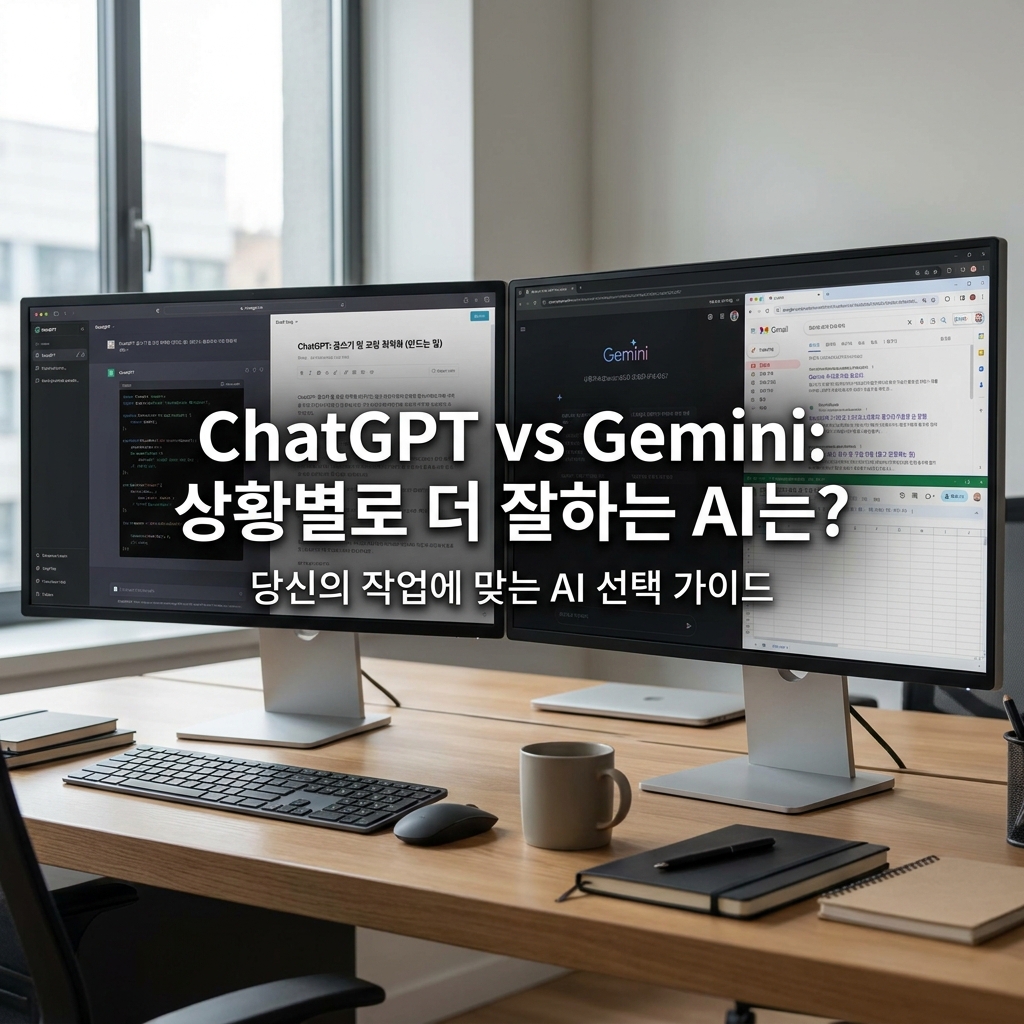 ChatGPT vs Gemini, 상황별로 더 잘하는 AI는?