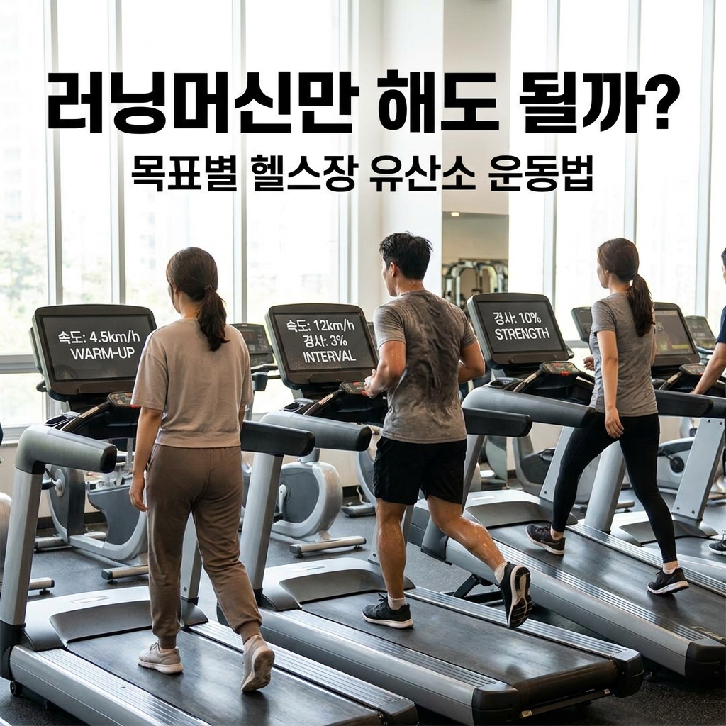 러닝머신만 해도 될까? 목표별 헬스장 유산소 운동법