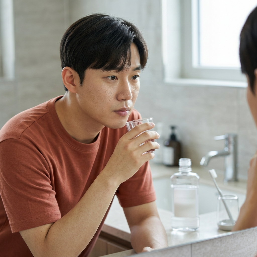 개운함 좇다 치아 착색, 구강세정제 올바른 사용법