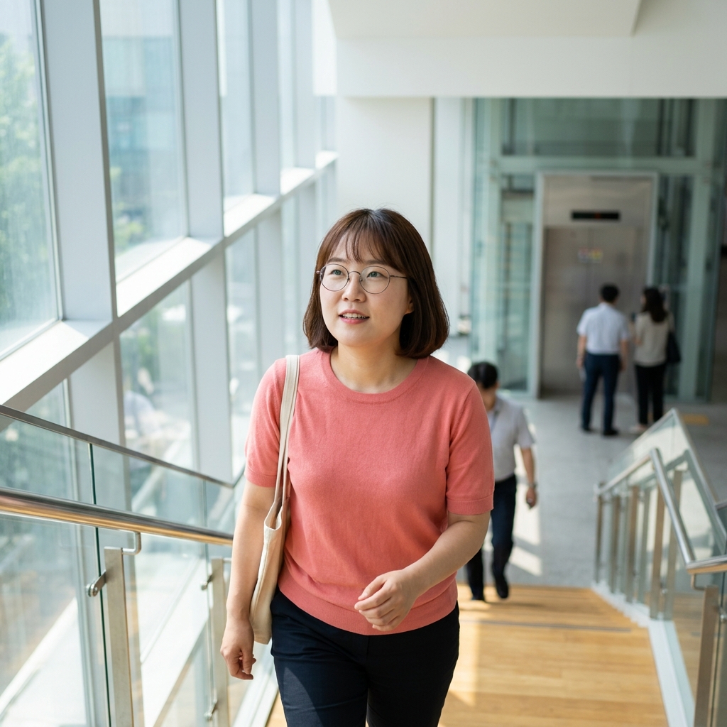 하루 10분 엘리베이터 대신 계단 걷기, 하체 근력이 달라지는 이유