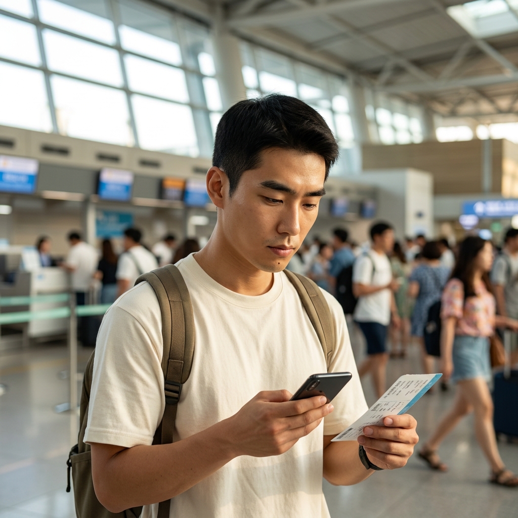 8월 인천공항 오전 8시 출발 비행기, 새벽 5시 도착도 늦을 수 있는 이유