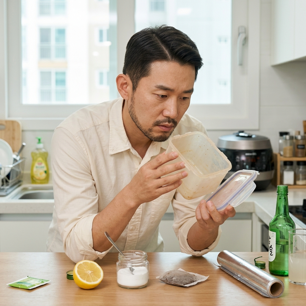 김치 담았던 밀폐용기, '이 물' 담그면 냄새 말끔