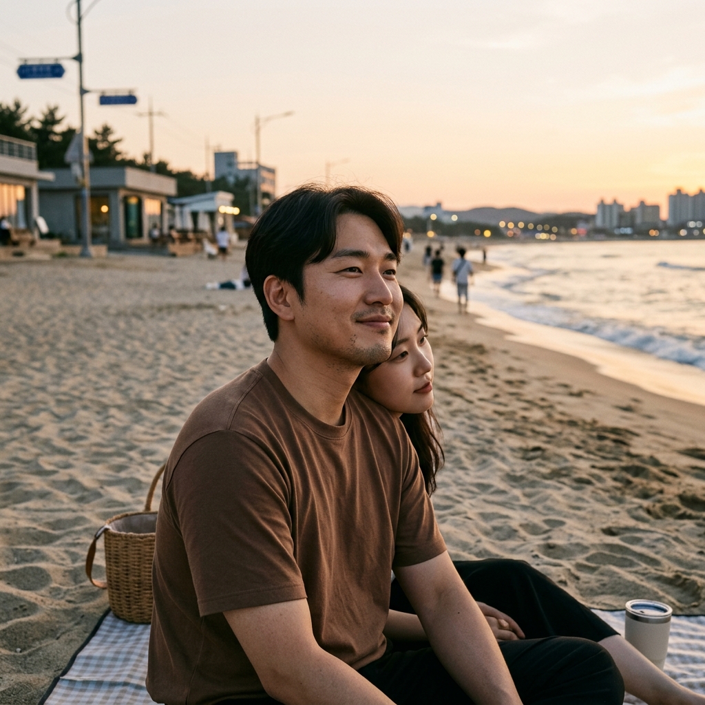 국내 해변가 촬영지 풍경과 로맨틱한 분위기